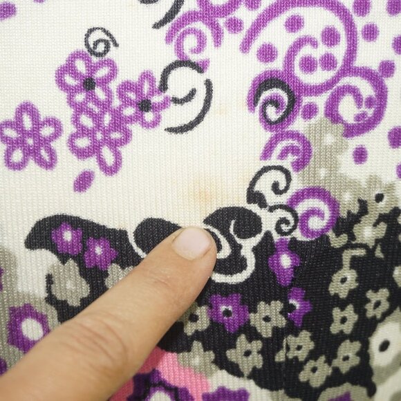 Vintage 70s Regency Floral Maxi Dress - Picture 5 of 8